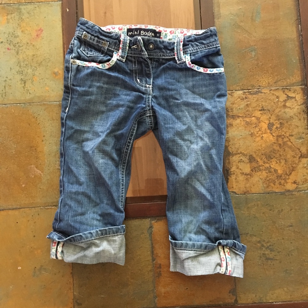 Girls jean capris